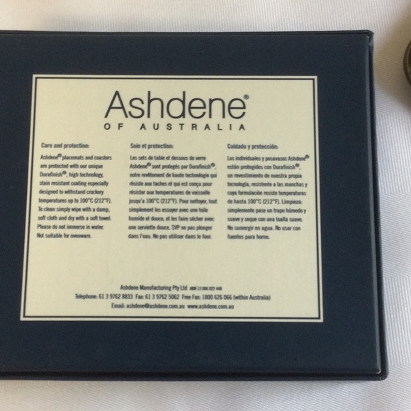 Coaster sets of 6 gift boxed, Ashdene of Australia - Picture 2 of 4